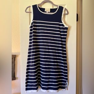 Sail to Sable Navy & White Stripe Dress
